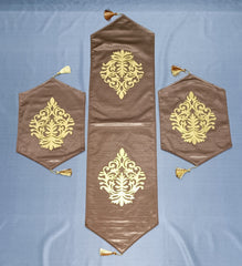 Elaftex 3 Pc Motive Runner SetGolden