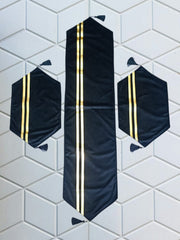Elaftex 3 Pc Motive Runner Set Mahroon