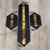 Elaftex 3 Pc Motive Runner Set Blue