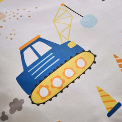 Trucks & Diggers Cotton Single Bedsheets