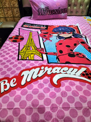 ladybug cotton kids bedsheet Ds # 041