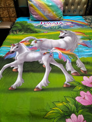 Cartoon Character Bed Sheet Ds # 068