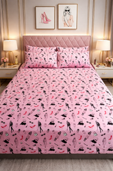 Girls Model Makeup 💄 Cotton Double Bedsheets