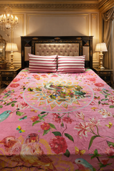 Blush Garden Symphony – Premium Double Bedsheet Set (Pure Cotton)
With 2 Matching Pillow Covers