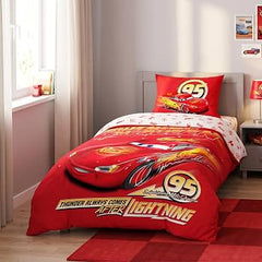 Lighting McQueen Cotton Single Bedsheets