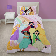 Magical Princess Galaxy Single Bedsheets With 1 Pillow Cover