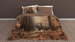 Wooded Bedsheets Double Bed