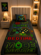 Bedtime Mode Activated Cotton Single Bedsheets with Pillow Cover