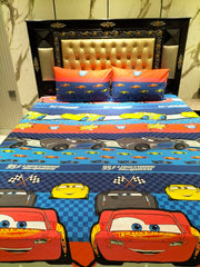 Champion Wheels 🏆🚘 Cotton Double Bedsheets