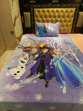 Frozen Family Cotton Single Bedsheets