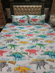 Dragon Tales Pure Cotton Single & king size Bedsheets