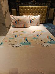 Unicorn Magic World Cotton Bedsheets, comforter, Duvet Covers