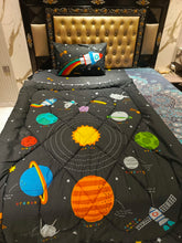 Galaxy Planet Winter Comforter Set