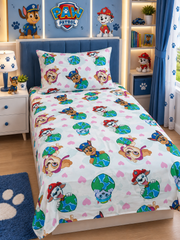 🌍 Paw Patrol Earth Explorer Cotton Bedsheets