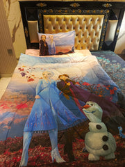 Frozen Kids 3Pc Single Comforter Set