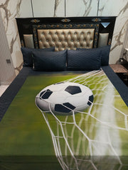 Goal strikers Cotton Double Bedsheets