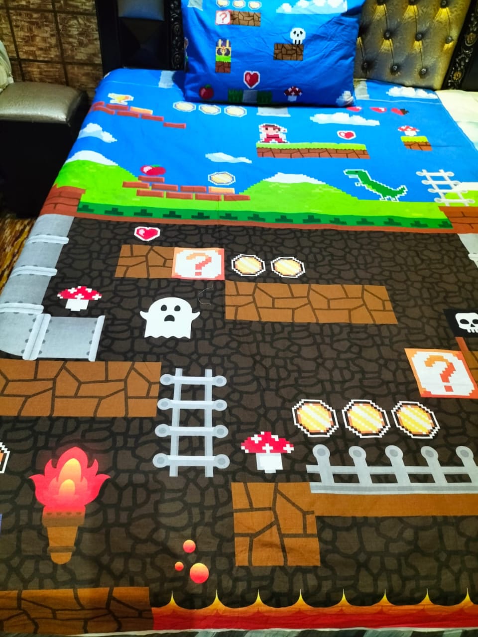 Super Mario Kids Bed Sheet DS # 106