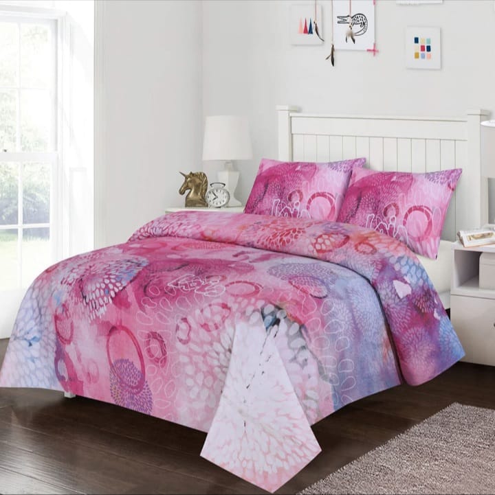 Coverlet Floral 3 Pcs Bedding Set
