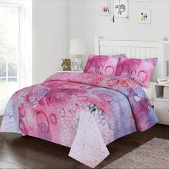 Coverlet Floral 3 Pcs Bedding Set