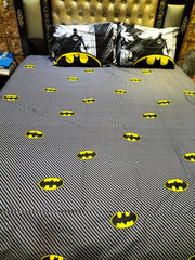 The Batman Kids Double Bed Sheet DS # 133