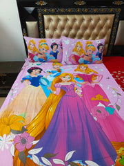 Disney Princesses Cotton Single Bedsheet