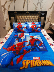 Marvel SpiderMan Cotton Double Bedsheet
