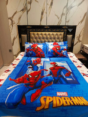Marvel SpiderMan Cotton Double Bedsheet