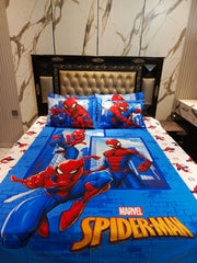 Marvel SpiderMan Cotton Double Bedsheet