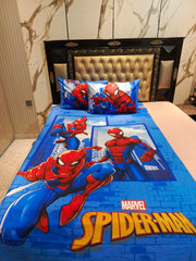 Marvel Spider Man Cotton Single Bedsheet