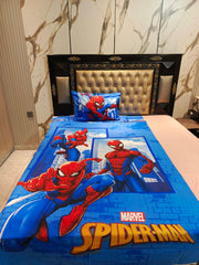 Marvel Spider Man Cotton Single Bedsheet