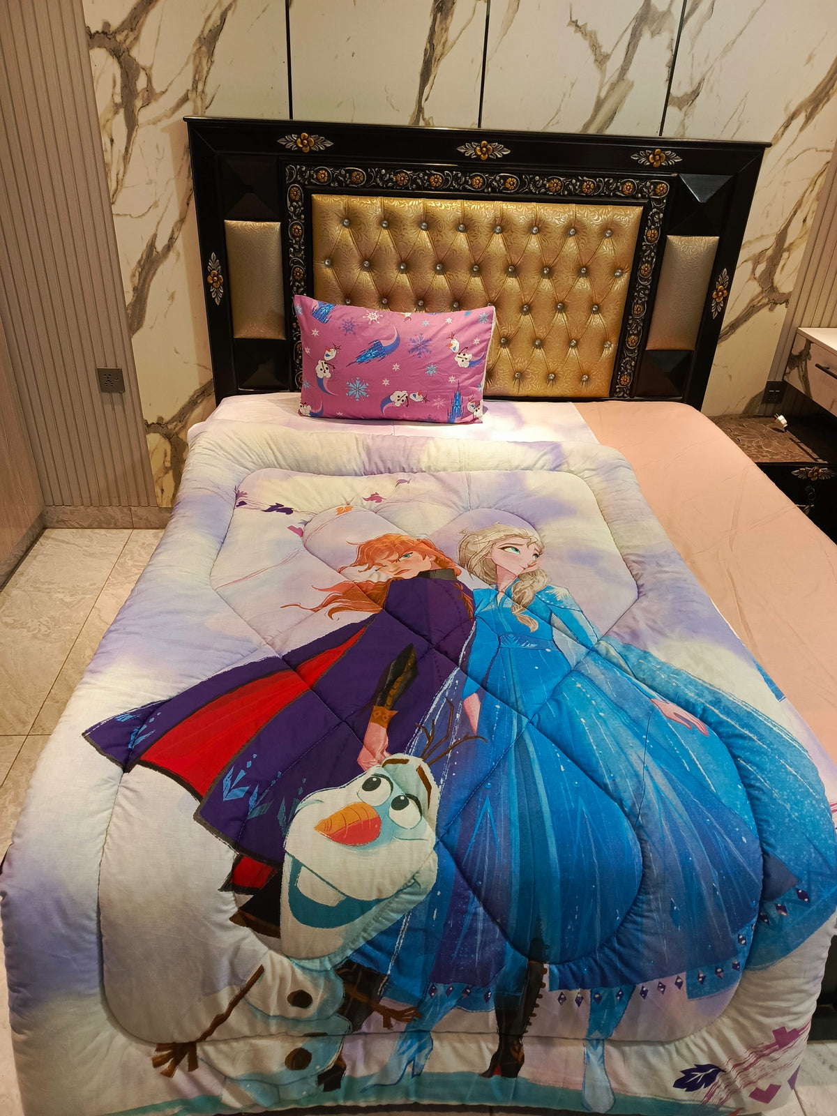 Anna Elsa & Olaf 3Pc Comforter Set