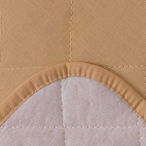Cotton Quilted Sofa Cover ﹙ Baige ﹚