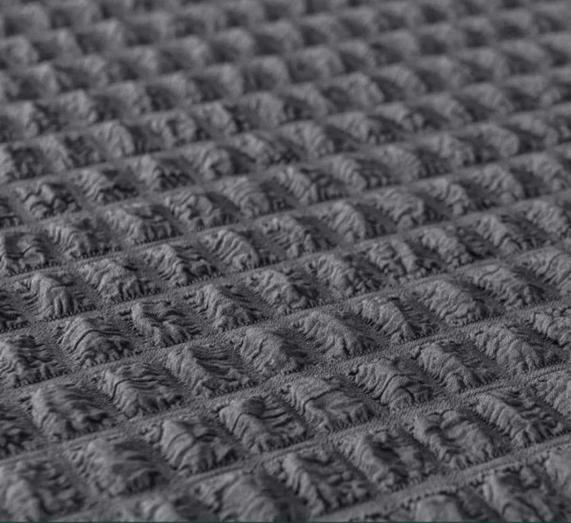 RUFFELED TURKISH SOFA COVERS  Grey Color