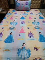 Princess Cartoon Bed Sheet Ds # 032