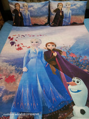 Frozen Kids cotton Double Bed Sheet DS # 152