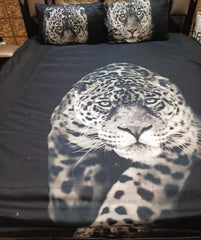 3D Leopard Print  Kids Bed Sheet DS # 118
