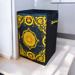Foldable Jute Laundry Basket DS # 06