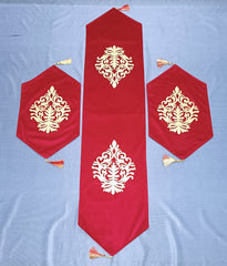 Elaftex 3 Pc Motive Runner Set Maroon