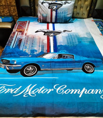 1970 Mustang Mach  Kids Bed Sheet DS # 108