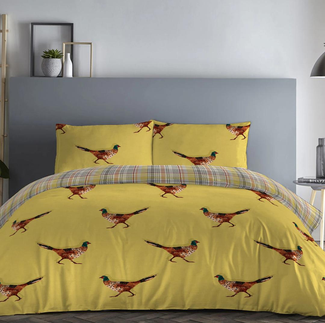 Fusion Pheasant Cotton Bed Sheet Set