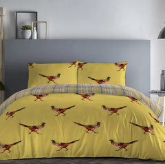 Fusion Pheasant Cotton Bed Sheet Set