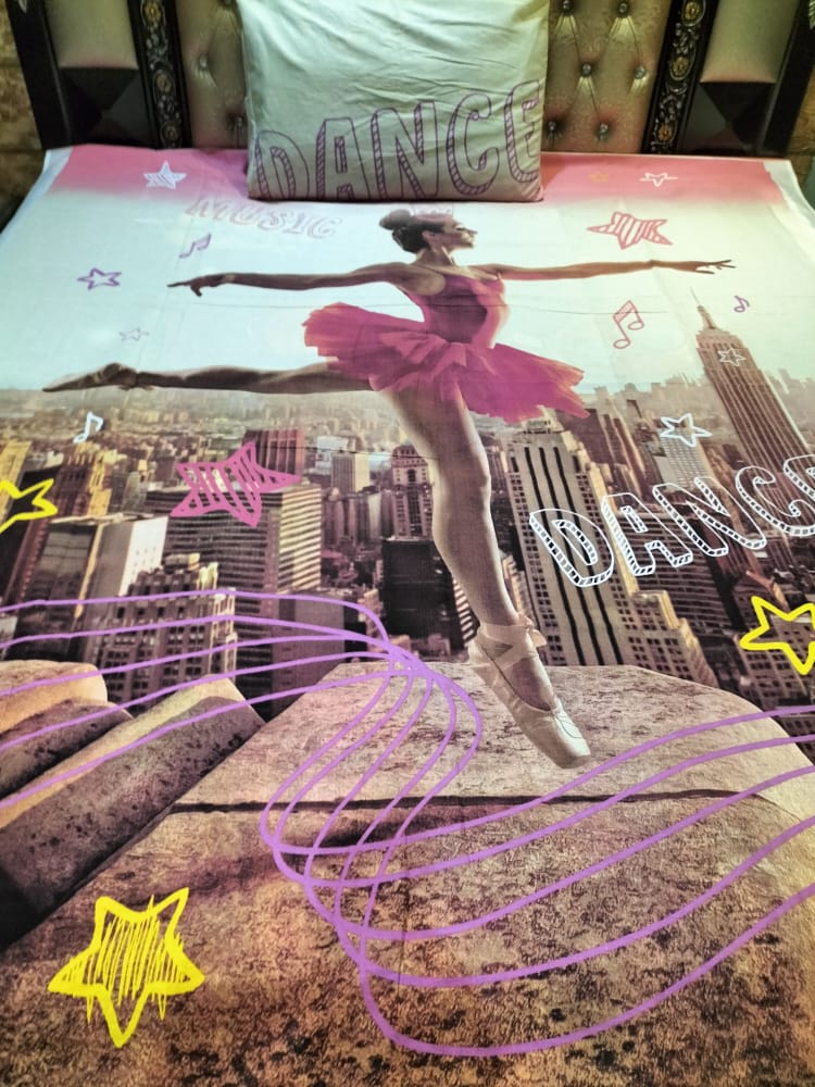 Ballerina  Bed Sheet Ds # 056