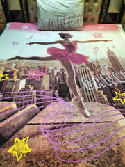 Ballerina  Bed Sheet Ds # 056