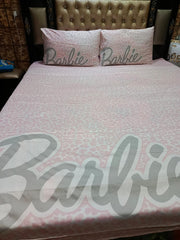 Barbie Double Bed Sheet DS # 154