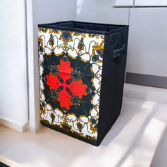 Foldable Jute Laundry Basket DS # 05