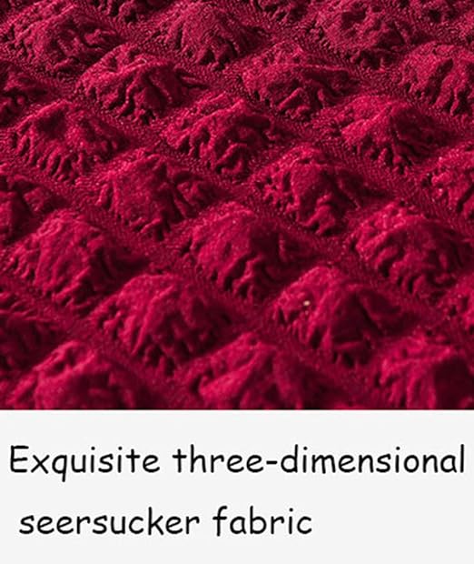 RUFFELED TURKISH SOFA COVERS  Maroon Color