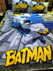 Batman Kids Double Bed Sheet DS # 124