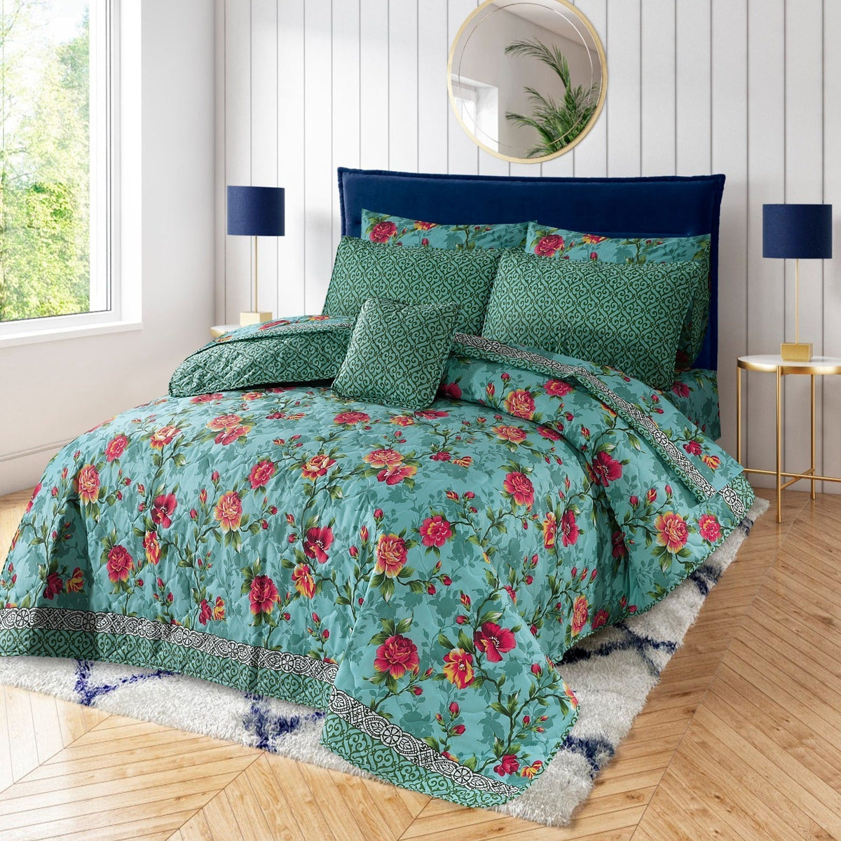 7 PCS COMFORTER SET ESC-070