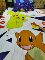 Pokemon Theme Double Bed Sheet DS # 132