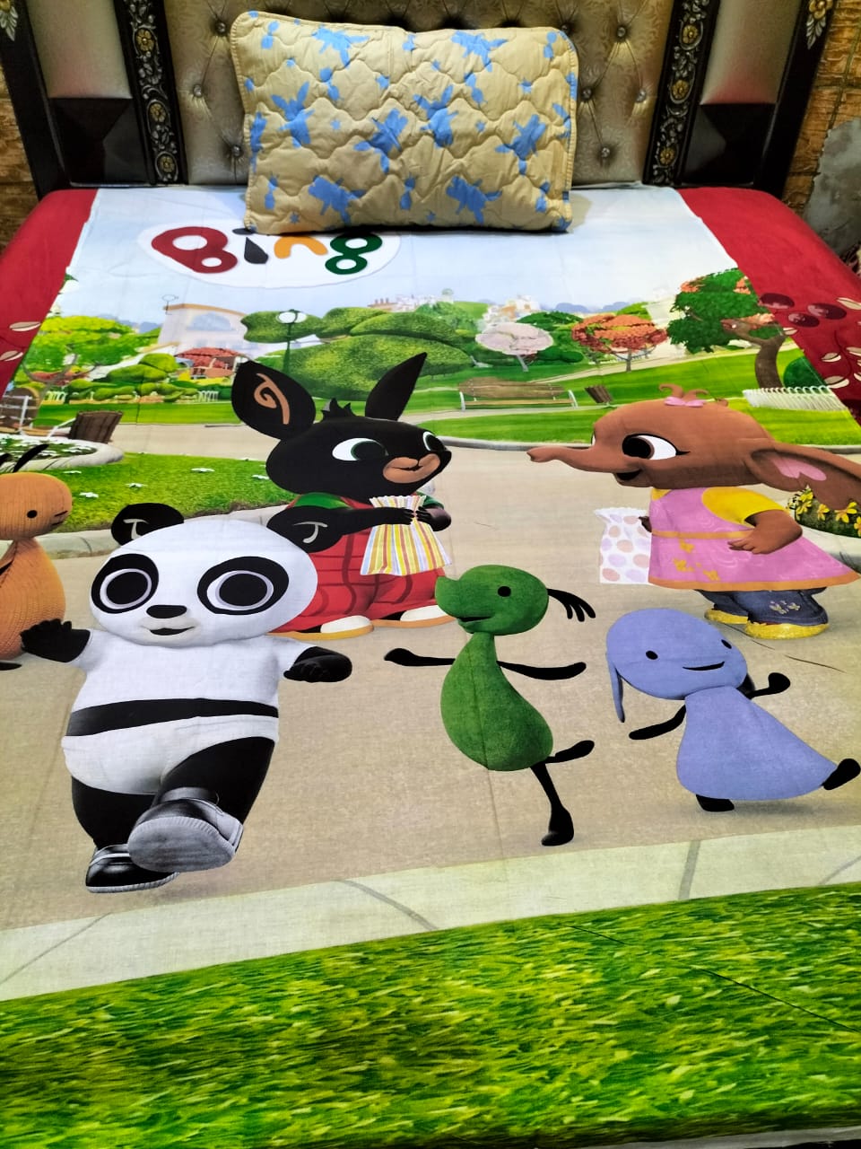 Panda Kids & Friends Cotton Bedsheets